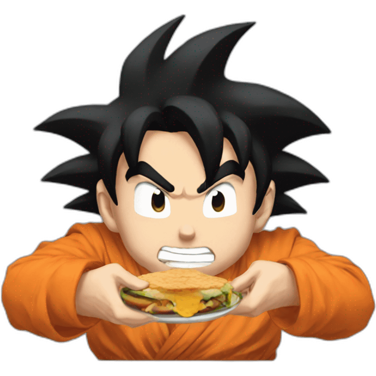 Goku hungry emoji