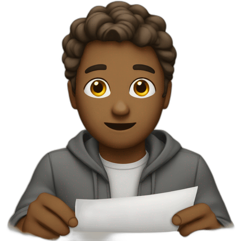 writing letter emoji