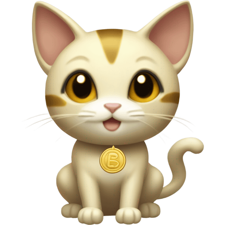 Meowth from Pokémon  emoji