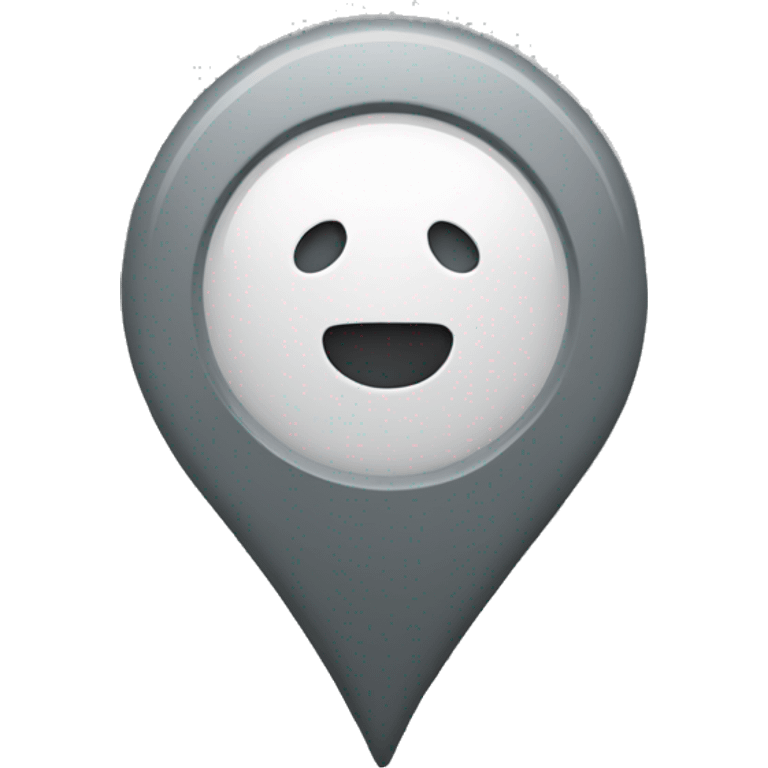 grey location pin emoji