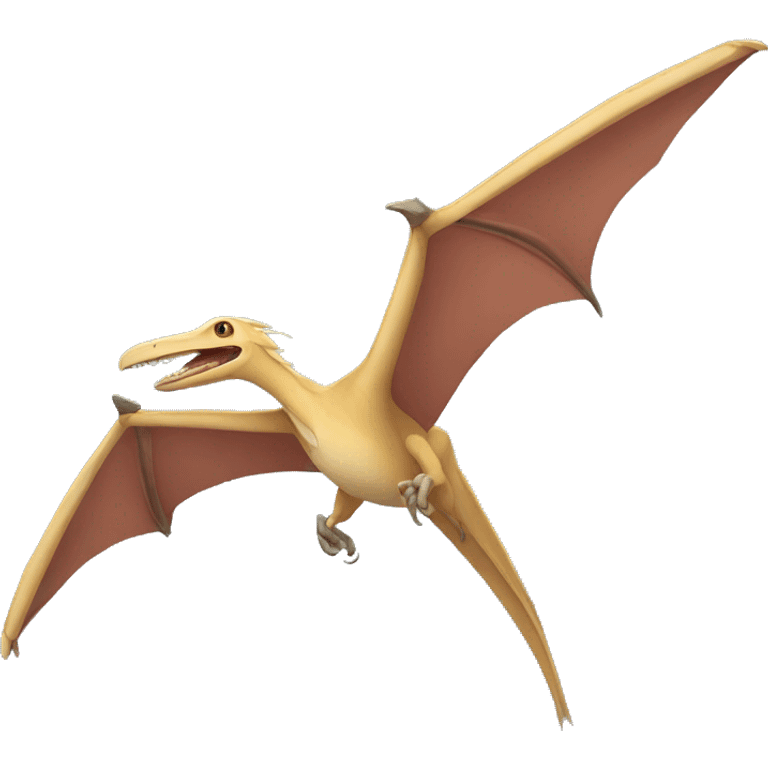 pterodactyl two legs two hands emoji