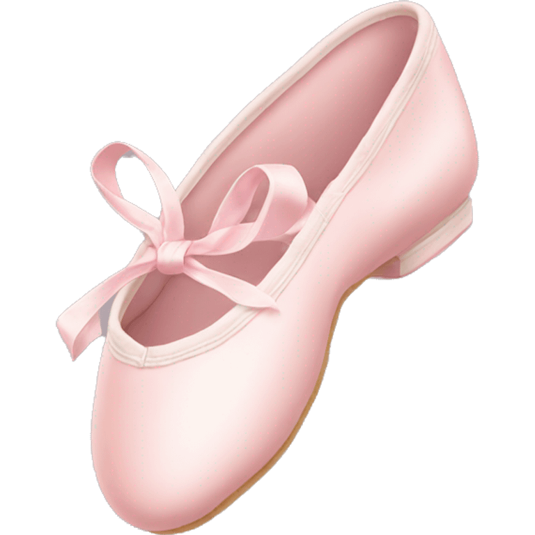 Pale pink ballet shoes emoji