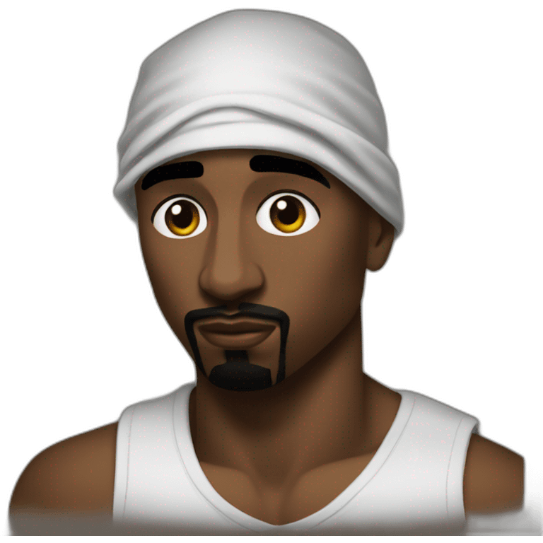 Tupac Shakur emoji