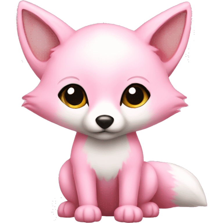 Baby pink fox emoji