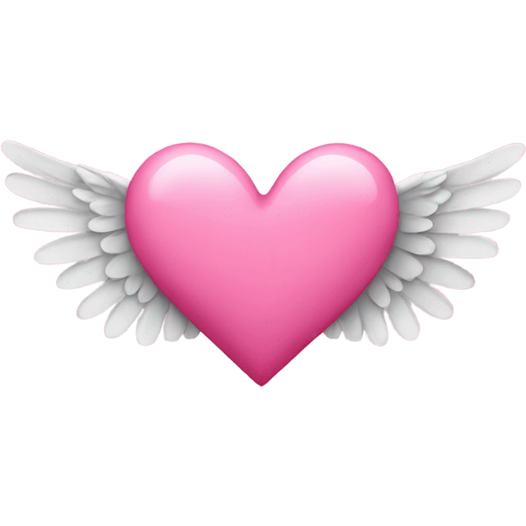 pink heart with wings emoji