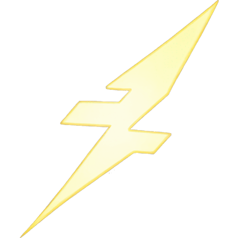 Electric lightning emoji