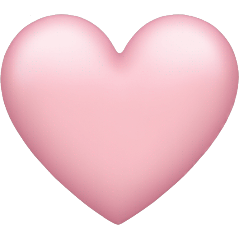 light pink heart emoji