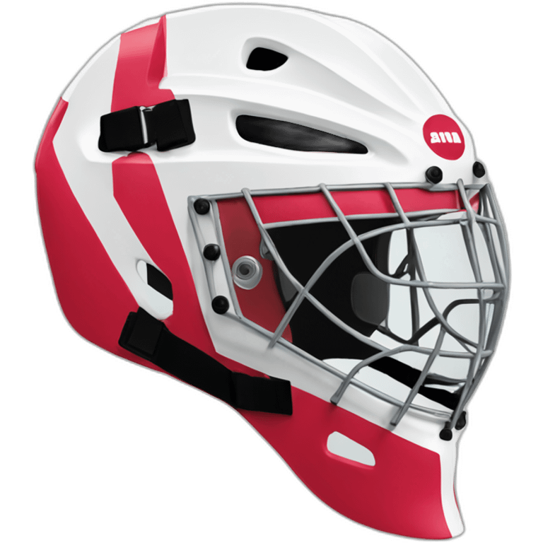 goalie hockey helmet emoji