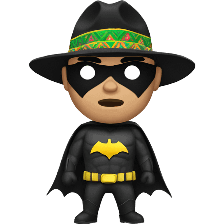 Mexican Batman  emoji