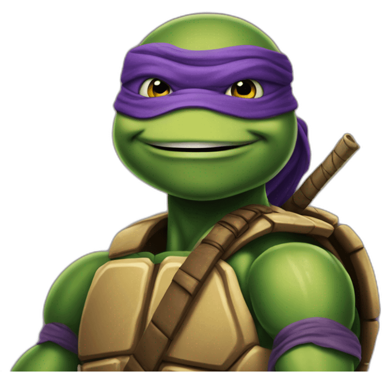 Ninja turtle Donatello emoji