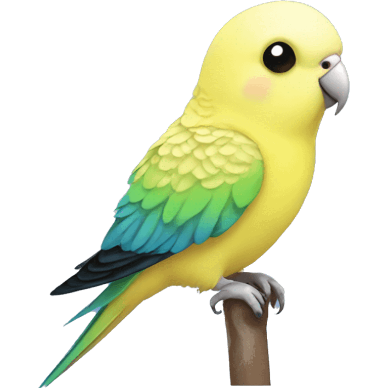 A cute budgie emoji