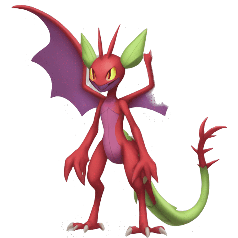  Genesect-Noibat-Flygon-Fakemon full body emoji