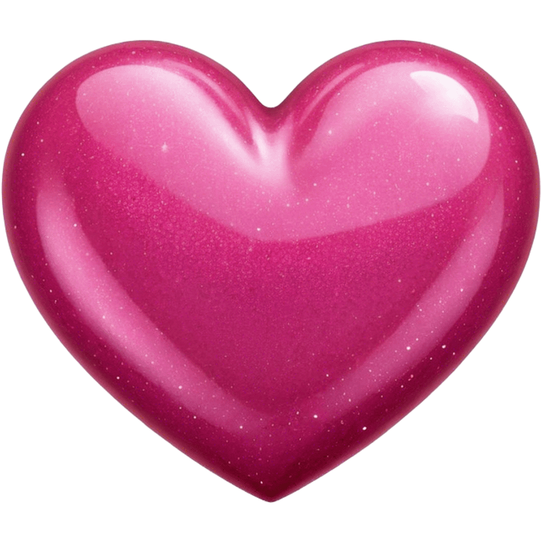 pink heart with red glitter  emoji