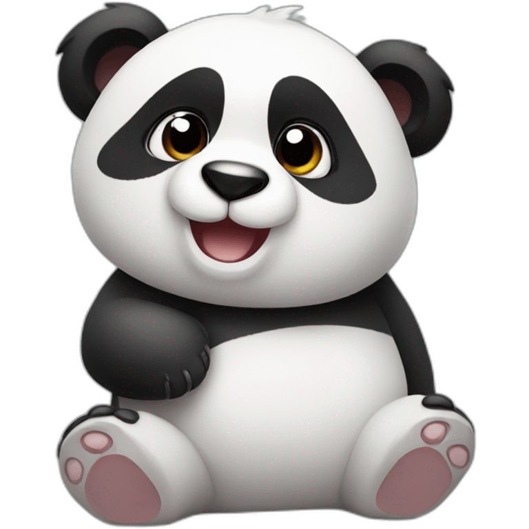 Cute panda emoji