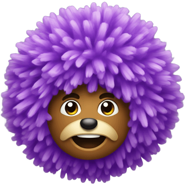 Purple Pom poms emoji