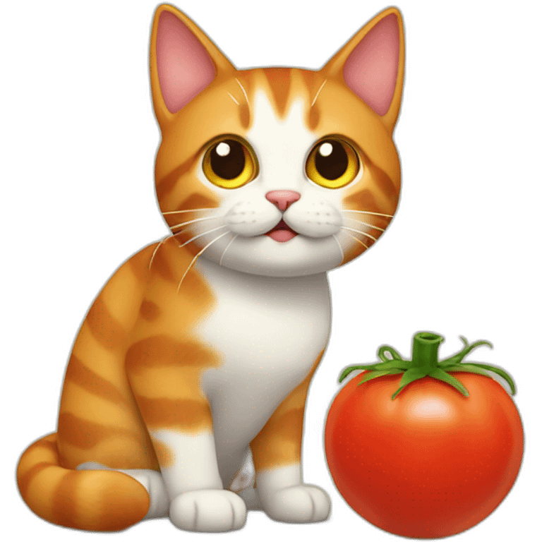 Tomato cat emoji