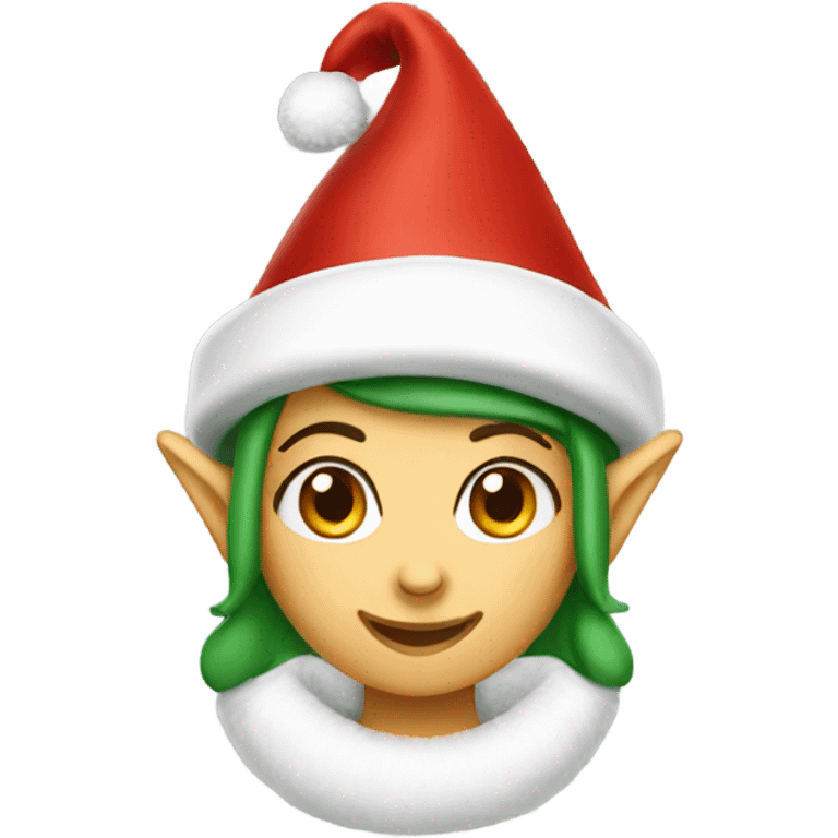 elf female santa hat emoji