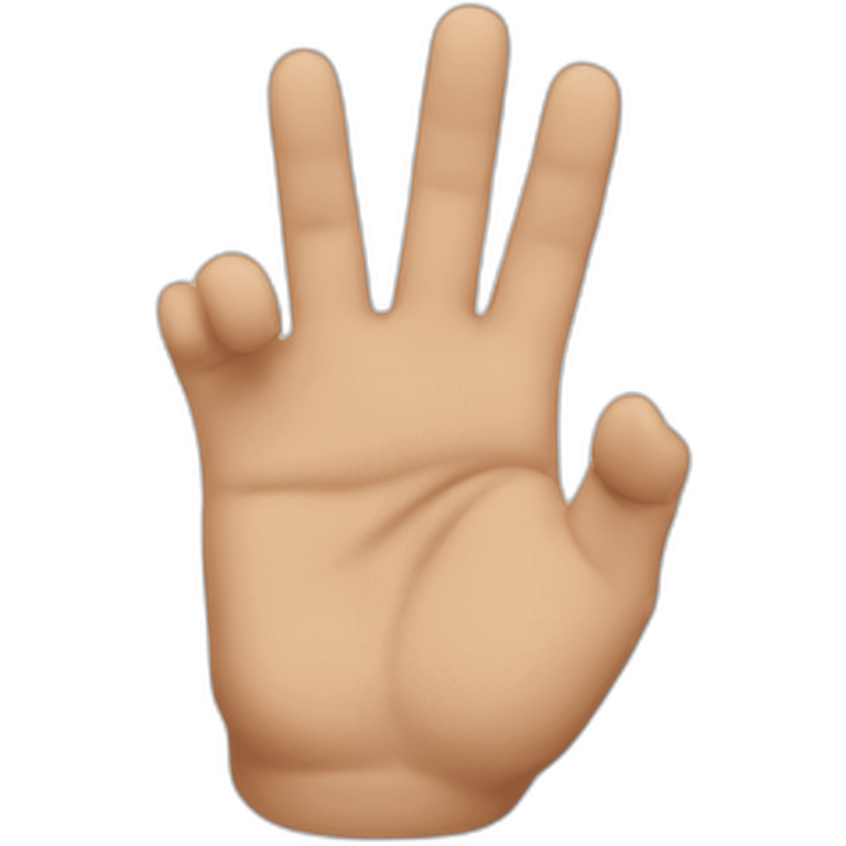 A hand making the toz sign emoji