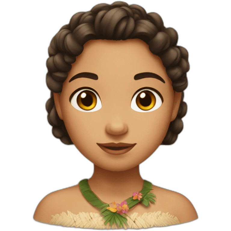 Vaiana fille emoji