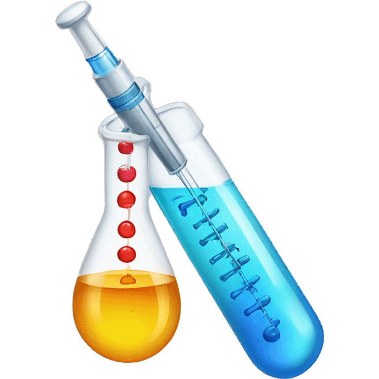 Laboratory pipette emoji