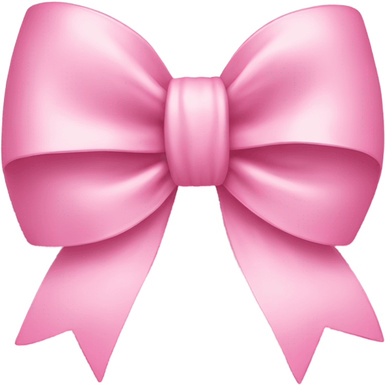 light pink bow on light pink bow emoji