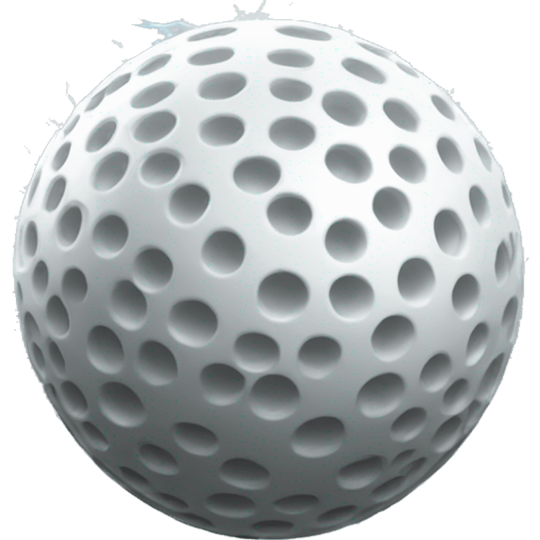 Golf ball storm emoji