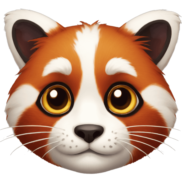 cute red-panda-cat-hybrid emoji