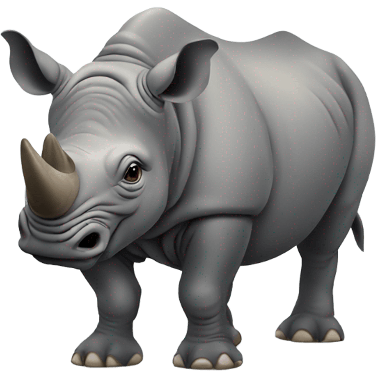 Blind rhino  emoji