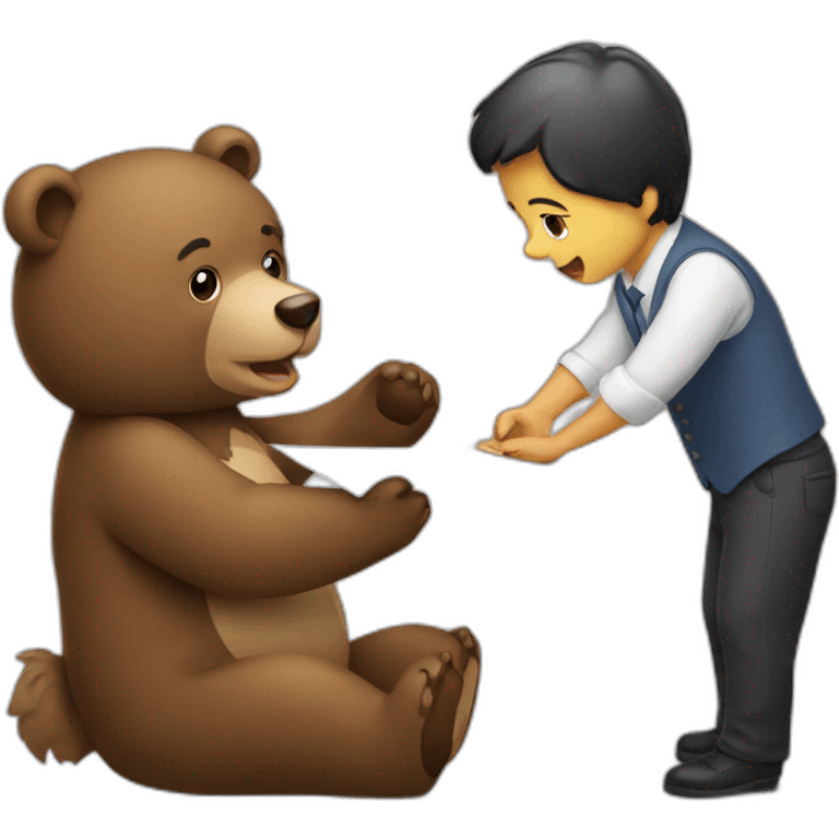 Bear submitting a proposal emoji