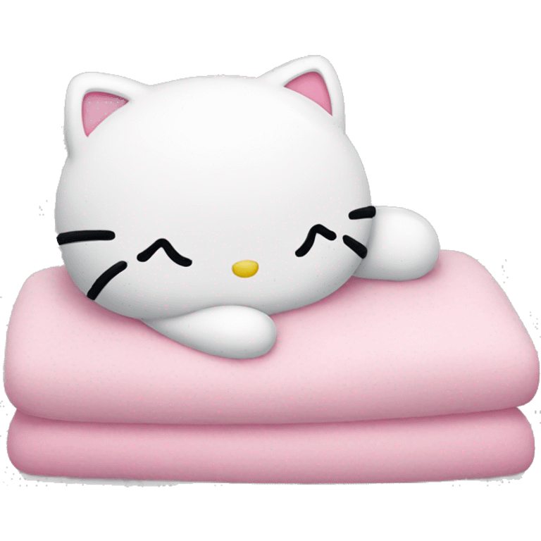 hello kitty sleeping emoji