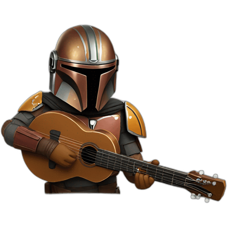 the mandolorian happy emoji