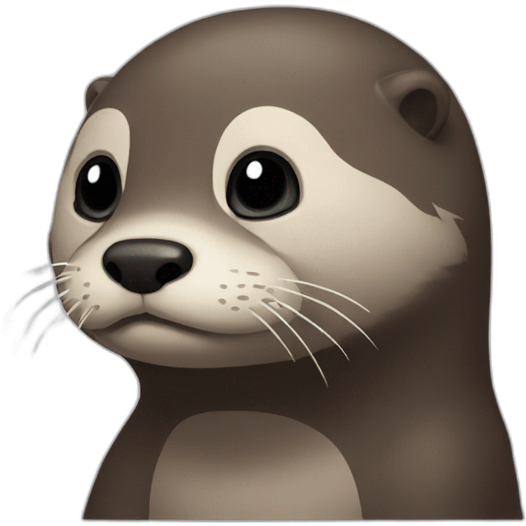 sad otter emote emoji