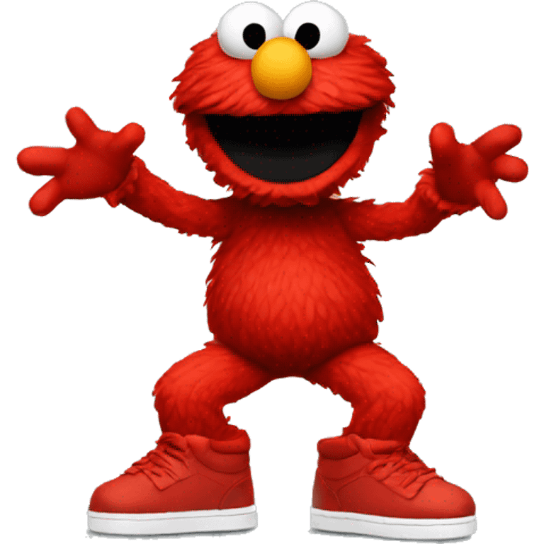 elmo breakdancing  emoji