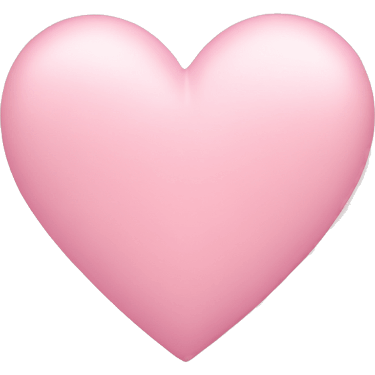 Pastel pink heart emoji