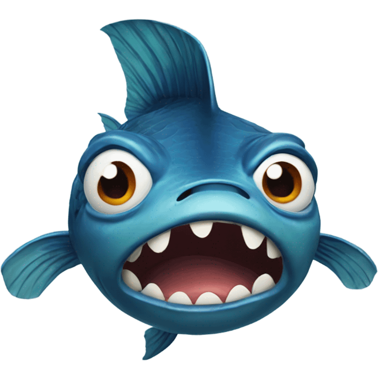 Angry fish  emoji