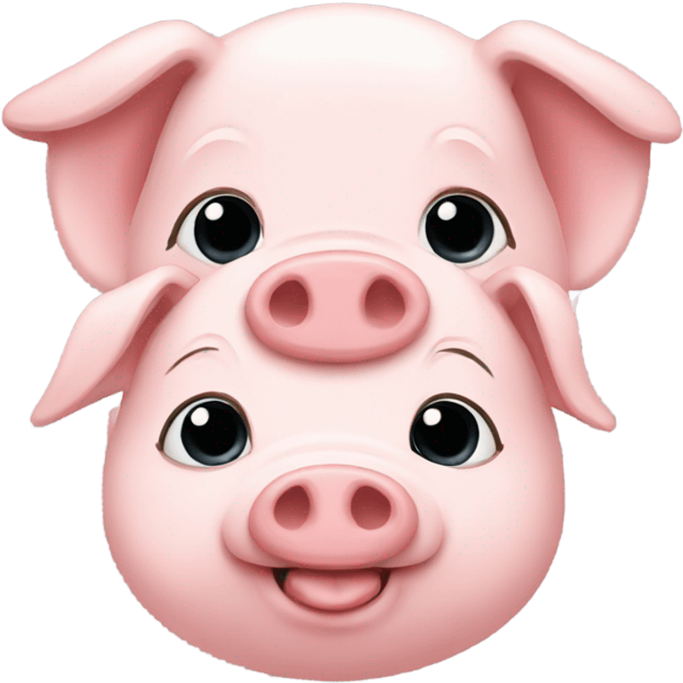 3 baby pigs emoji