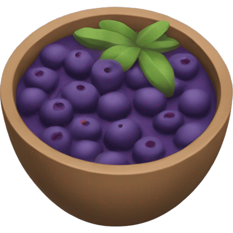 Acai bowl emoji