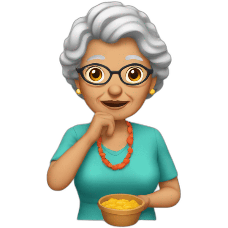 Abuelita moderna emoji