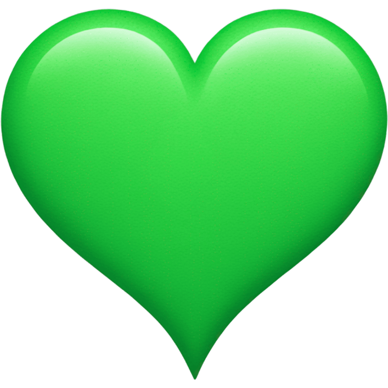 Corazón verde  emoji