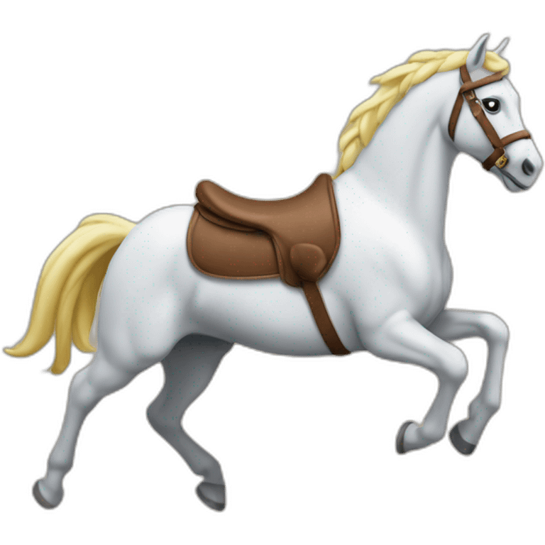 Cheval qui saute emoji