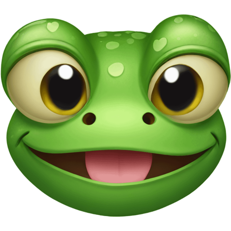 frog in love emoji