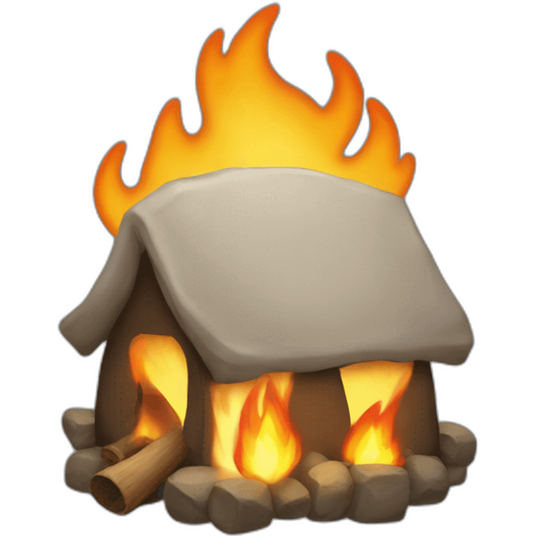 fire camp emoji