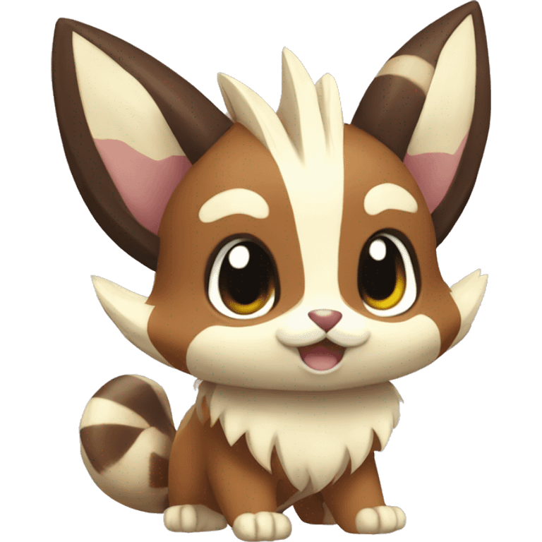 Furret Eevee Zigzagoon emoji