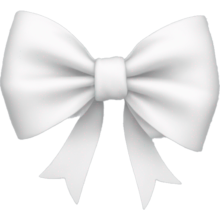 White bow emoji