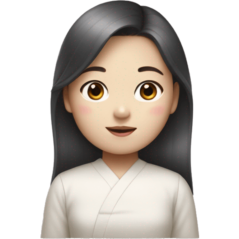 Korean girl with lg gram emoji