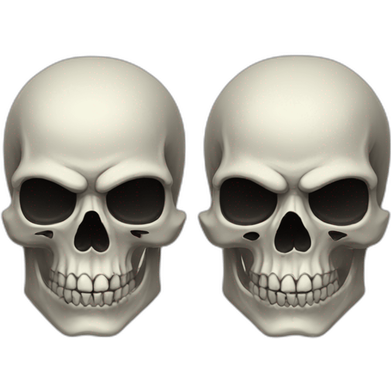 cool badass skull emoji