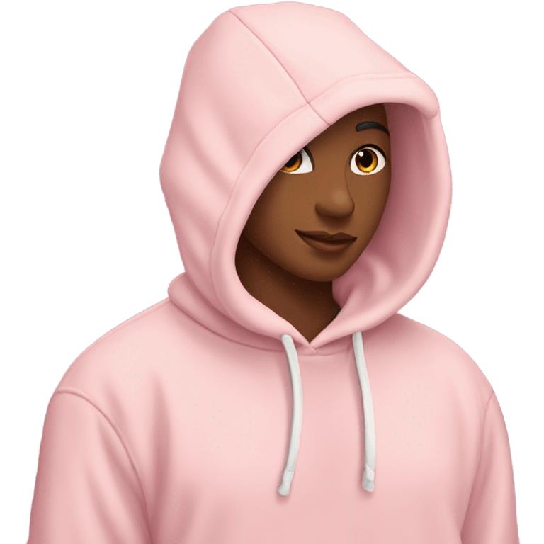 pastel pink hoodie  emoji