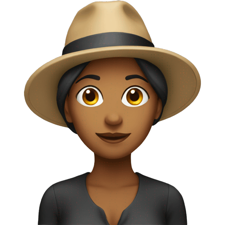 LADY WITH HAT emoji