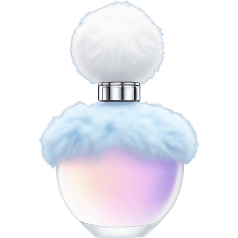 Perfume bottle of Ariana cloud perfume  emoji