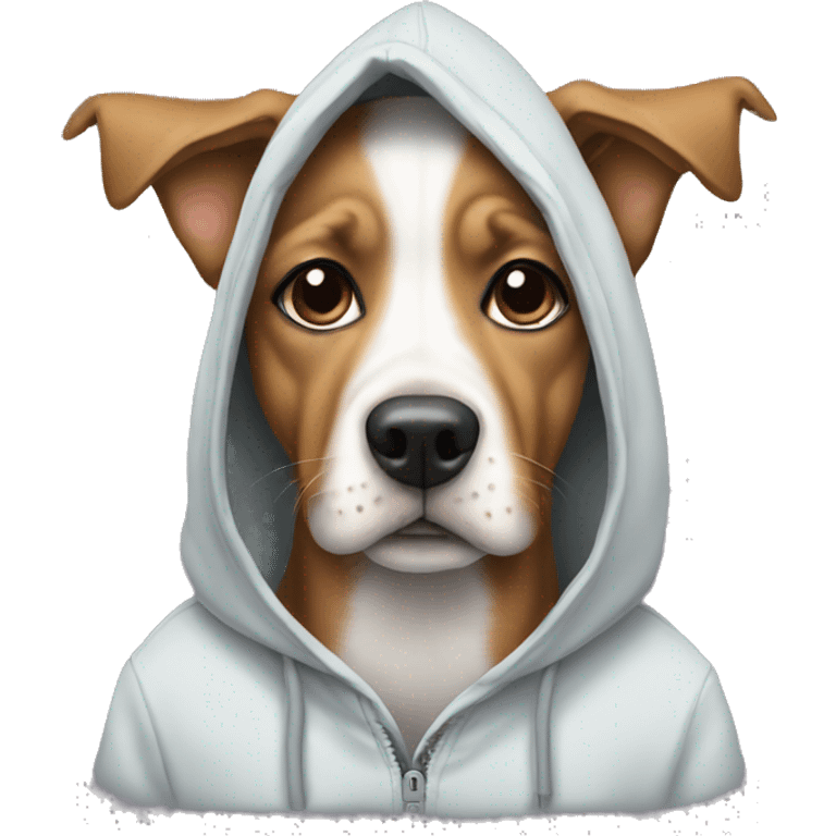 dog with hoodie emoji